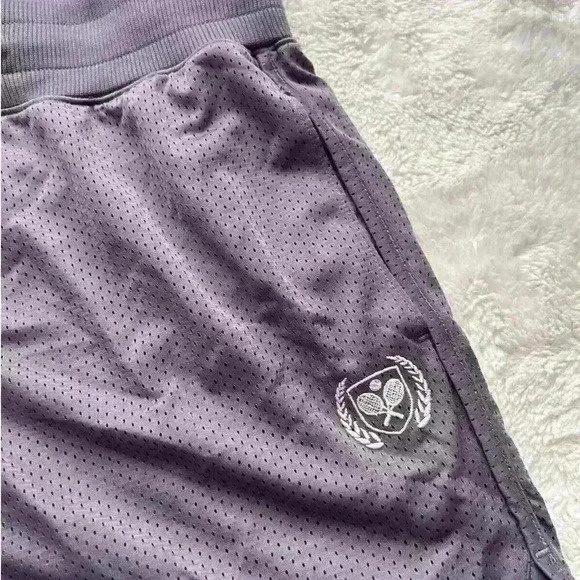 NWT Womens Abercrombie‎ And Fitch Mesh Short NYC Tennis Short Purple Size XS - Picture 2 of 4